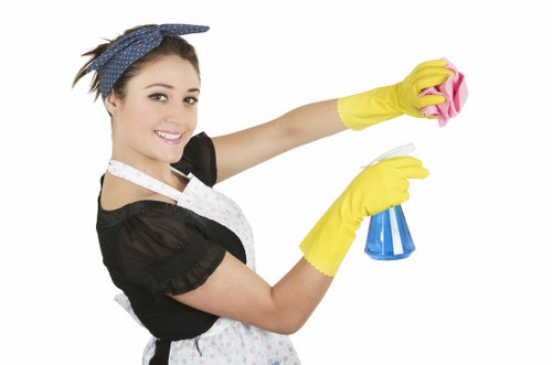 Stair carpet cleaning in a North London property