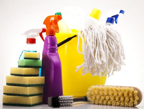 Move-out cleaning checklist and cleaning supplies for Finsbury Park tenants